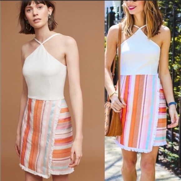 Anthropologie  Hutch Kalyn Halter Dress Halter w Faux Wrap Skirt  $168 S… - Picture 8 of 8